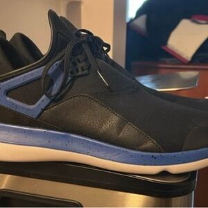 Jordans - Black and Blue Shoes